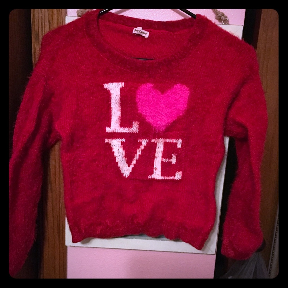Juicy Couture red sweater